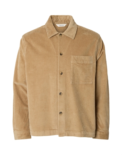 Selected - SLMOtto-Kris Cord Overshirt - Cornstalk 